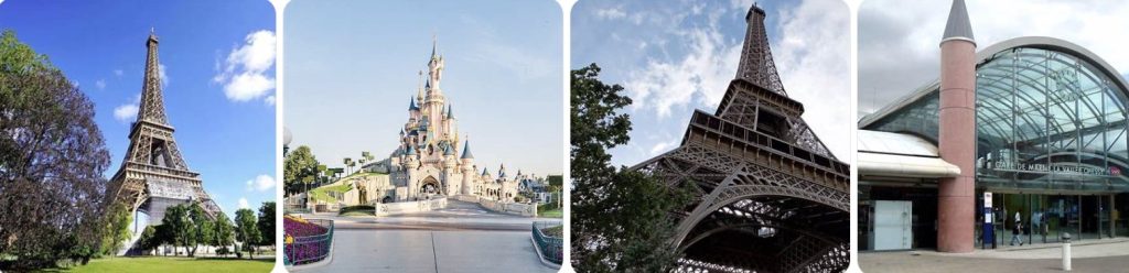 How to get from Eiffel Tower to Disneyland Paris