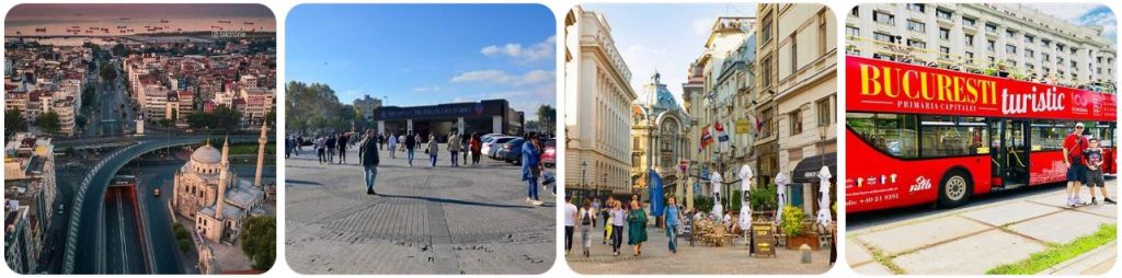 How to get from Istanbul Aksaray to Bucharest