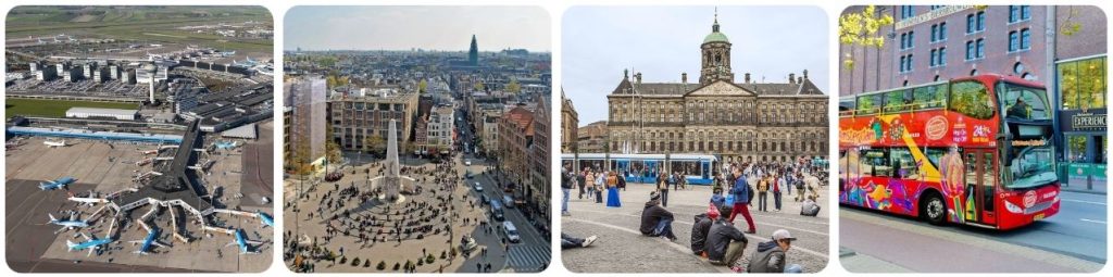 How to get from Amsterdam Schiphol Airport to Dam Square