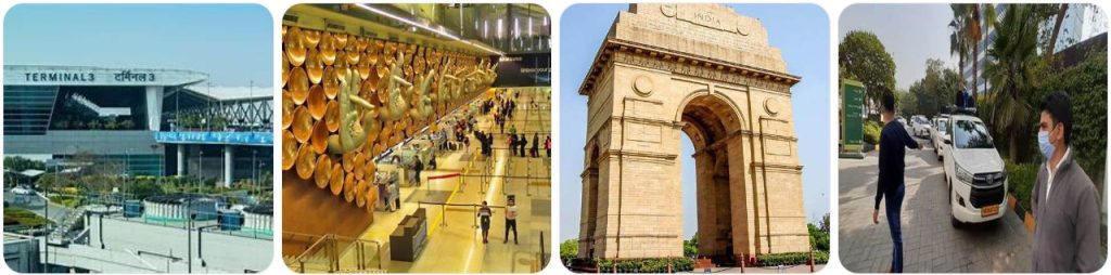 How to get from Delhi Indira Gandhi Airport to India Gate