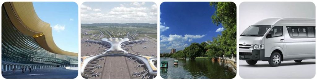 How to get from Kunming Changshui Airport to Green Lake Park