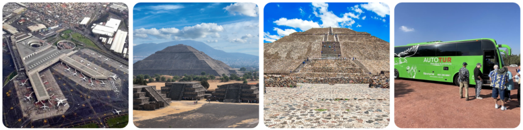 How to get from Mexico City Airport to Teotihuacán