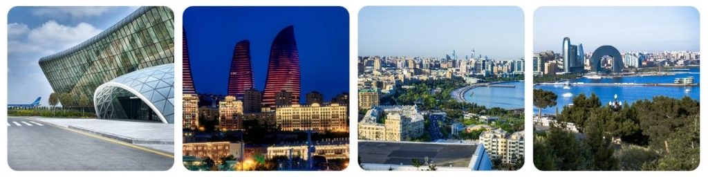 How to get from Baku Heydar Aliyev Airport to Flame Towers