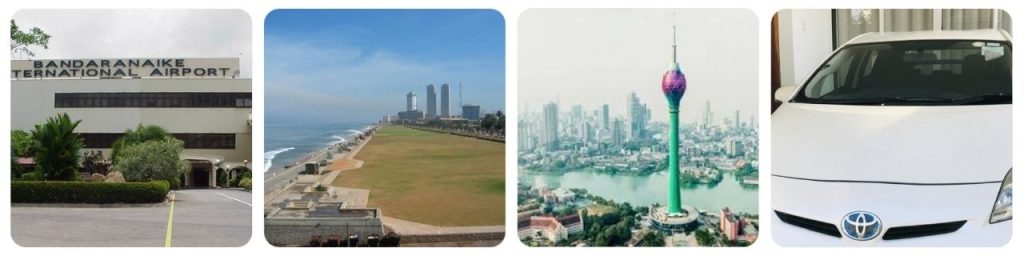 How to get from Colombo Bandaranaike Airport to Galle Face Green