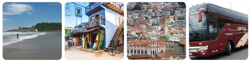 How to get from Guayaquil to Montañita