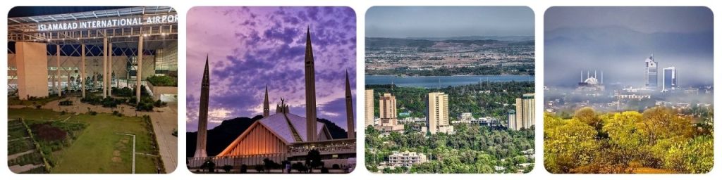 How to get from Islamabad Airport to Faisal Mosque