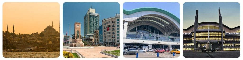 How to get from Istanbul Sabiha Gökçen Airport to Taksim Square