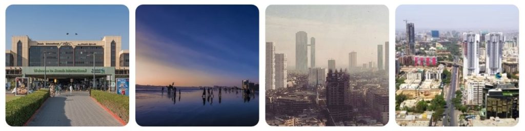 How to get from Karachi Jinnah Airport to Clifton Beach