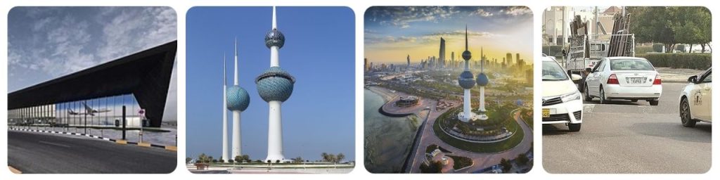 How to get from Kuwait Airport to Kuwait Towers
