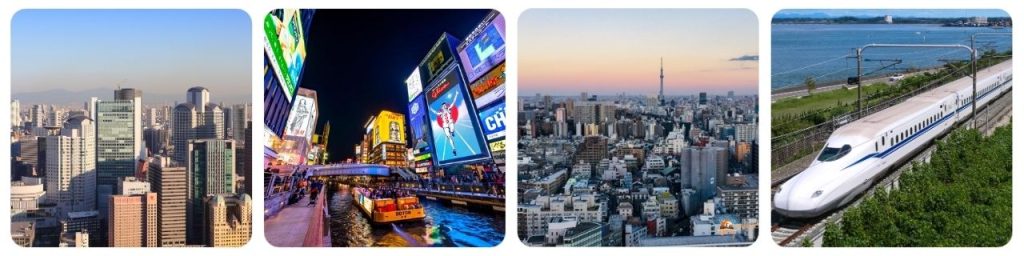 How to get from Osaka to Tokyo