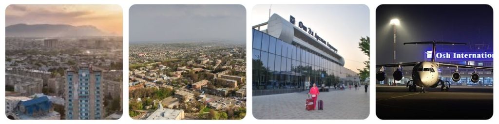 How to get from Osh Airport to Osh City Center