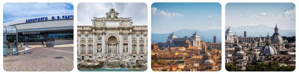 How to get from Rome Ciampino Airport to Trevi Fountain