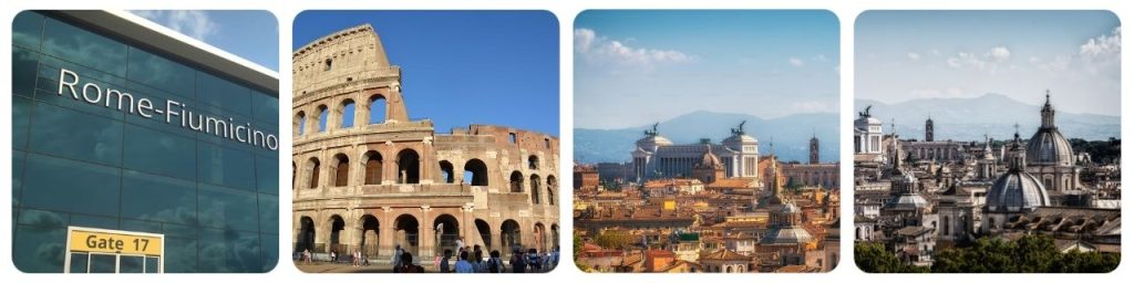 How to get from Rome Fiumicino Airport to Colosseum