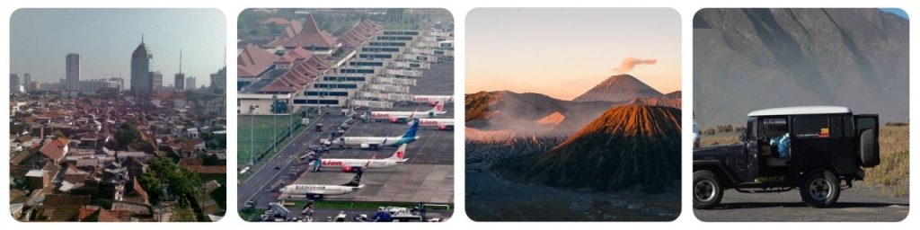 How to get from Surabaya Juanda Airport to Mount Bromo