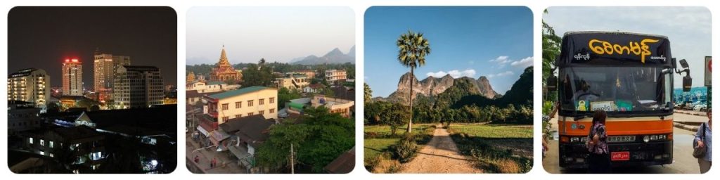 How to get from Yangon to Hpa-An