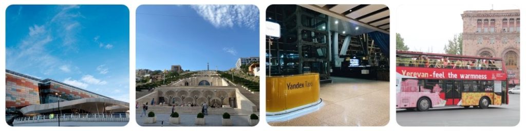 How to get from Yerevan Zvartnots Airport to Cascade Complex