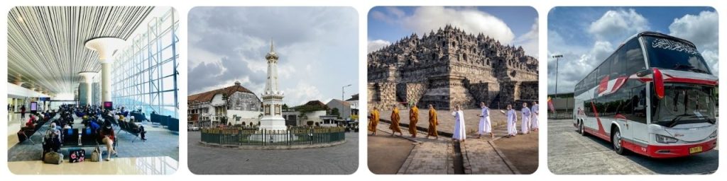 How to get from Yogyakarta Airport to Borobudur