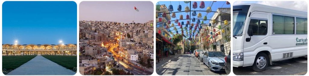 How to get from Amman Queen Alia Airport to Downtown Amman