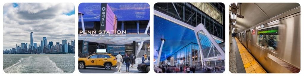 How to get from Battery Park to Penn Station (New York)