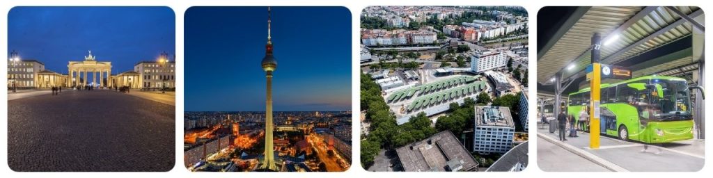 How to get from Brandenburg Gate to Berlin ZOB (Zentraler Omnibusbahnhof)