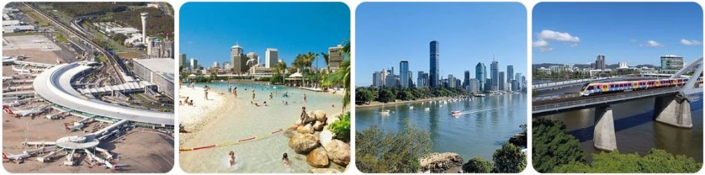 How to get from Brisbane Airport to South Bank Parklands