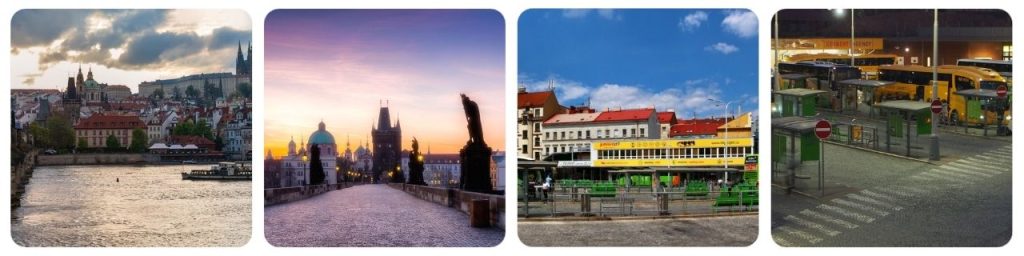 How to get from Charles Bridge to Florenc Central Bus Station