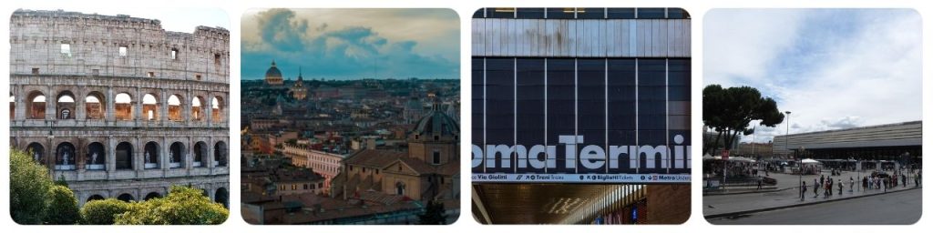 How to get from Colosseum to Roma Termini Station