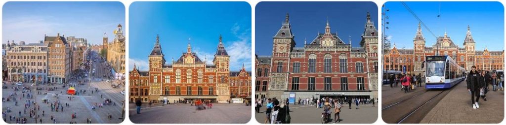 How to get from Dam Square to Amsterdam Centraal Station