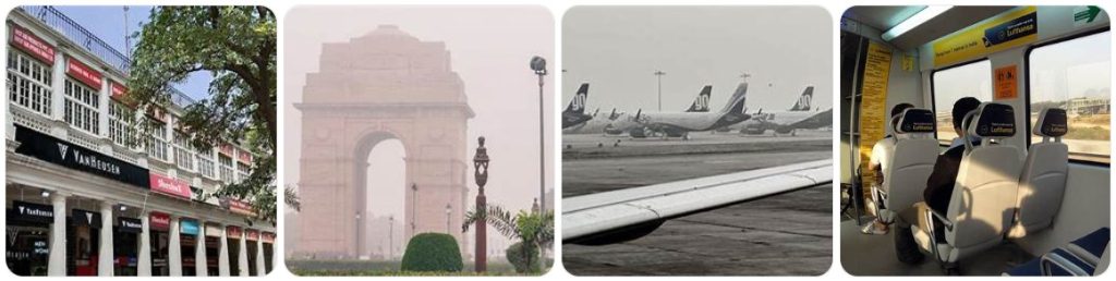 How to get from Delhi Indira Gandhi Airport to Connaught Place