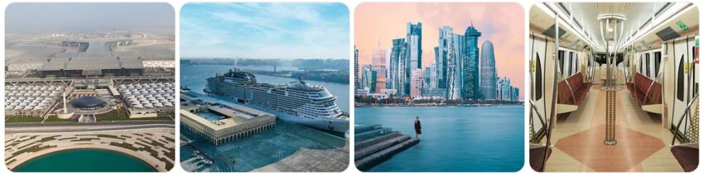 How to get from Doha Hamad International Airport to Doha Cruise Terminal