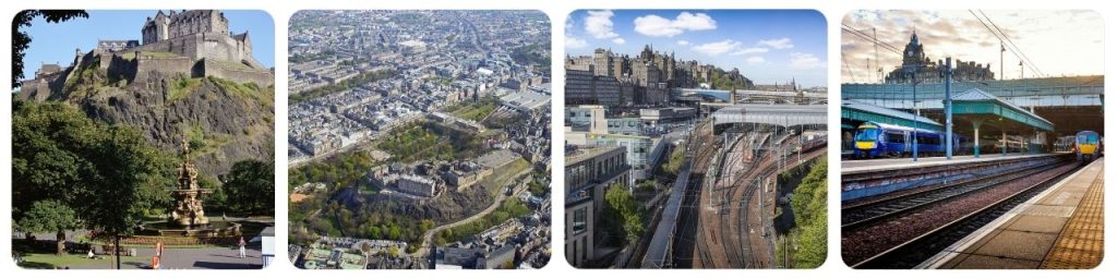How to get from Edinburgh Castle to Edinburgh Waverley Station