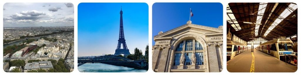 How to get from Eiffel Tower to Paris Gare du Nord