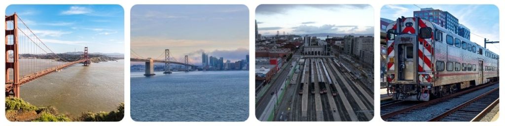 How to get from Golden Gate Bridge to San Francisco 4th & King Station