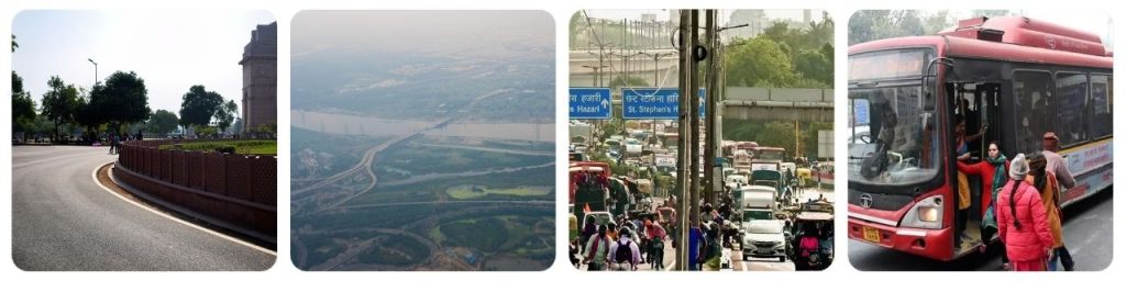 How to get from India Gate to ISBT Kashmere Gate