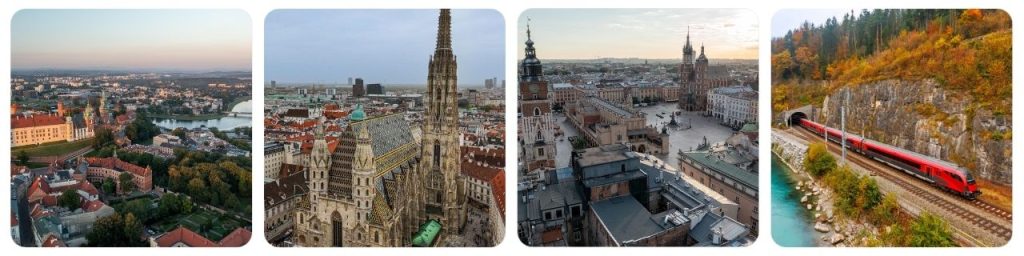 How to get from Krakow to Vienna