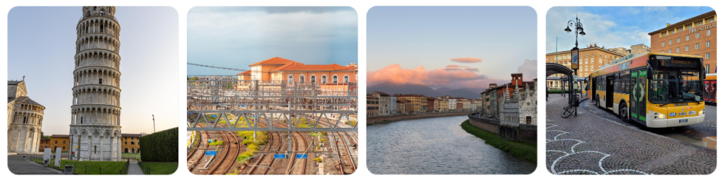 How to get from Leaning Tower of Pisa to Pisa Centrale Station