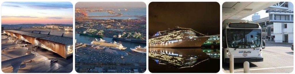 How to get from Los Angeles International Airport to World Cruise Center (San Pedro)