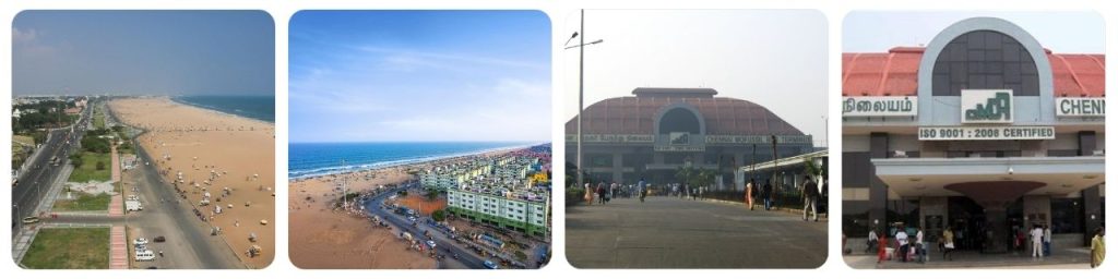How to get from Marina Beach to Chennai Mofussil Bus Terminus (CMBT)