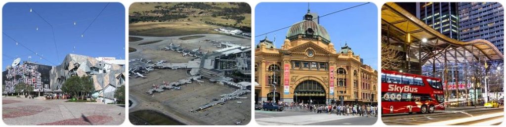 How to get from Melbourne Airport to Federation Square