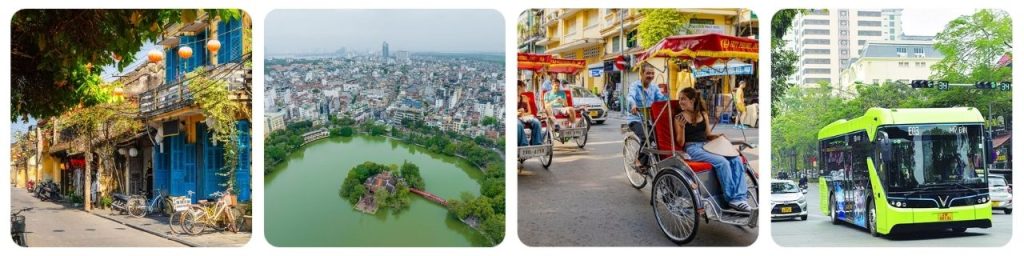 How to get from Old Quarter to My Dinh Bus Station