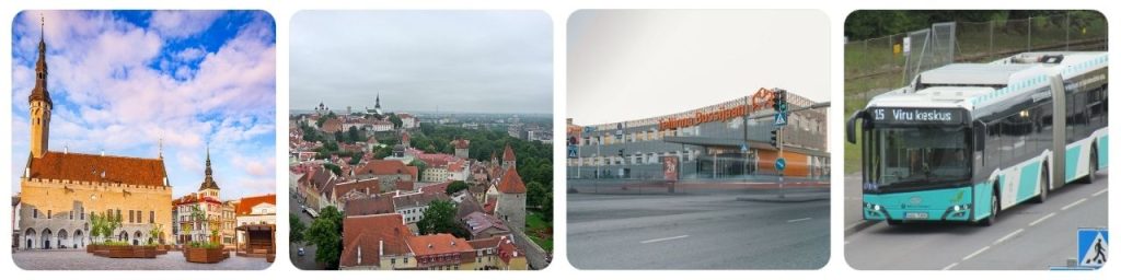 How to get from Old Town Hall Square to Tallinn Bus Station