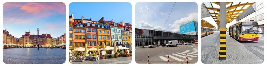 How to get from Old Town Square to Warsaw West Bus Station (Dworzec Zachodni)