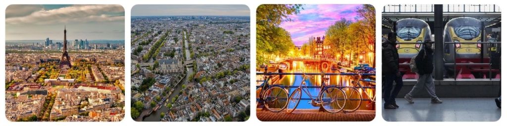 How to get from Paris to Amsterdam