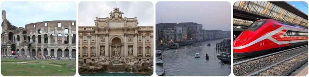 How to get from Rome to Venice
