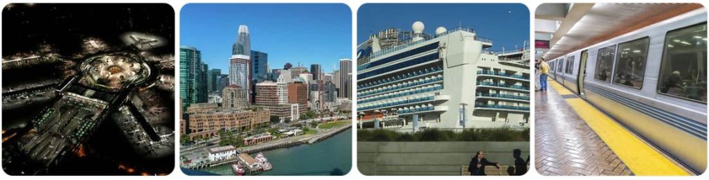 How to get from San Francisco International Airport to Pier 27 Cruise Terminal