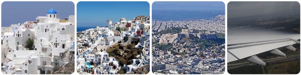 How to get from Santorini to Athens