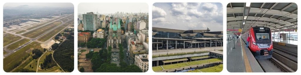 How to get from São Paulo Guarulhos Airport to Historic Center (Sé)