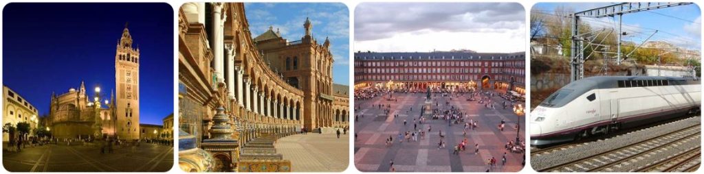 How to get from Seville to Madrid