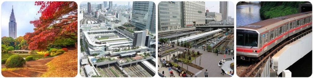How to get from Shinjuku Gyoen to Shinjuku Station