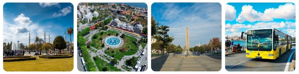 How to get from Sultanahmet Square to Esenler Otogar (Istanbul Bus Terminal)
